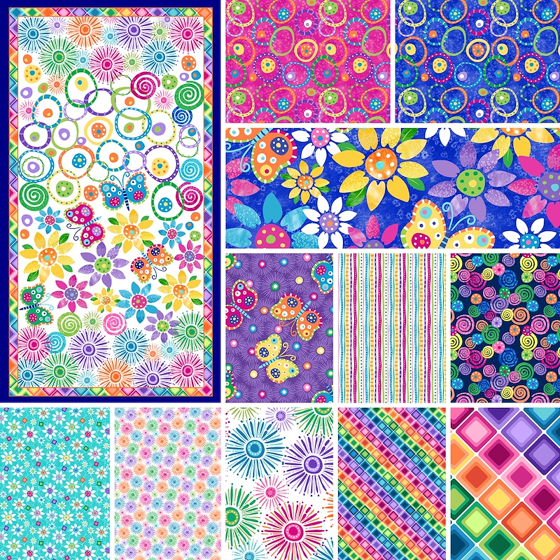 Blank Quilting Pocketful of Sunshine Full Collection without the Panel